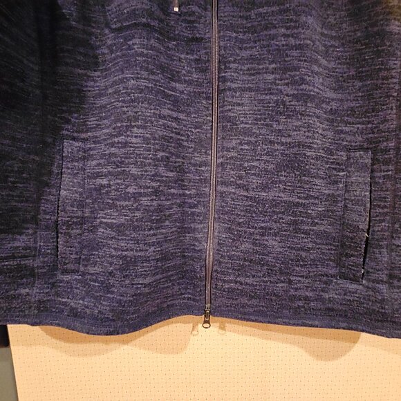 Johnnie-O Full-Zip Vest – Navy Heather | Lightweight Essential - Picture 4 of 6